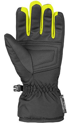Превью  Перчатки горнолыжные REUSCH Bennet R-Tex XT Junior Black/Black Melange/Safety Yellow